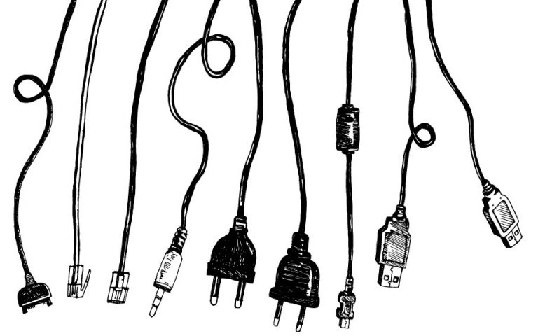 Zeichnung verschiedene Kabel