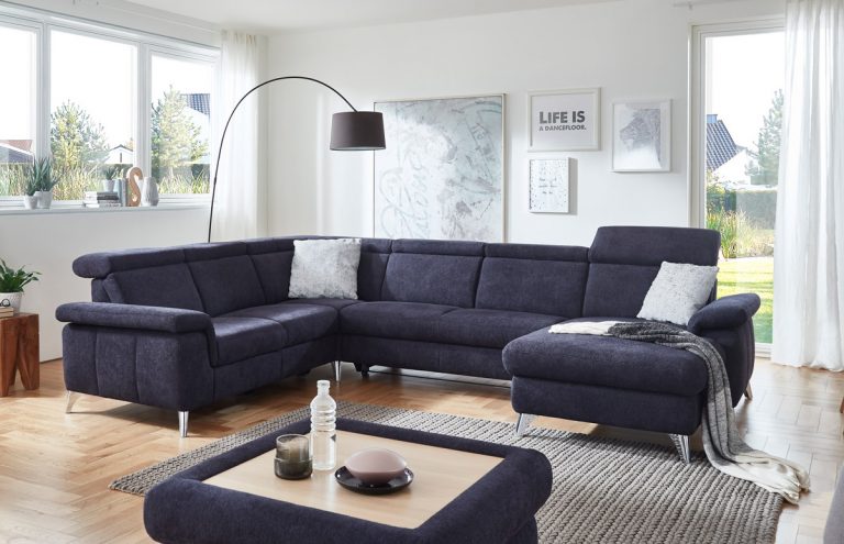 Sofa für Familie, dunkelblau