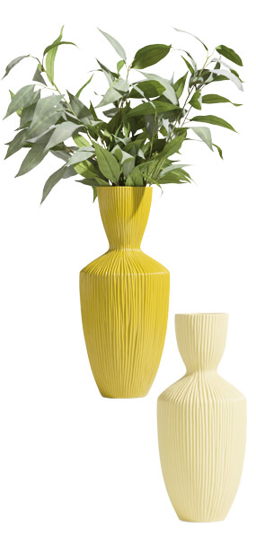 Vasen gelb und senfgelb