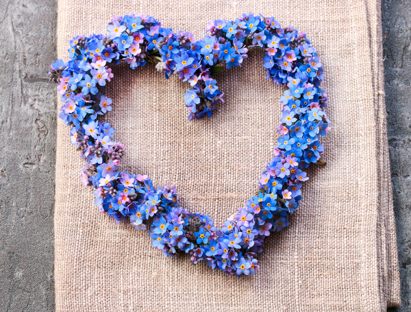 DIY Muttertagsgeschenk Blumenkranz